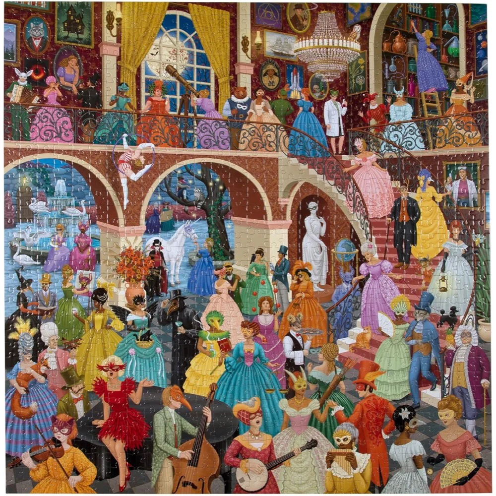 eeBoo Alchemists Masquerade 1000pc Jigsaw Puzzle - Image 2