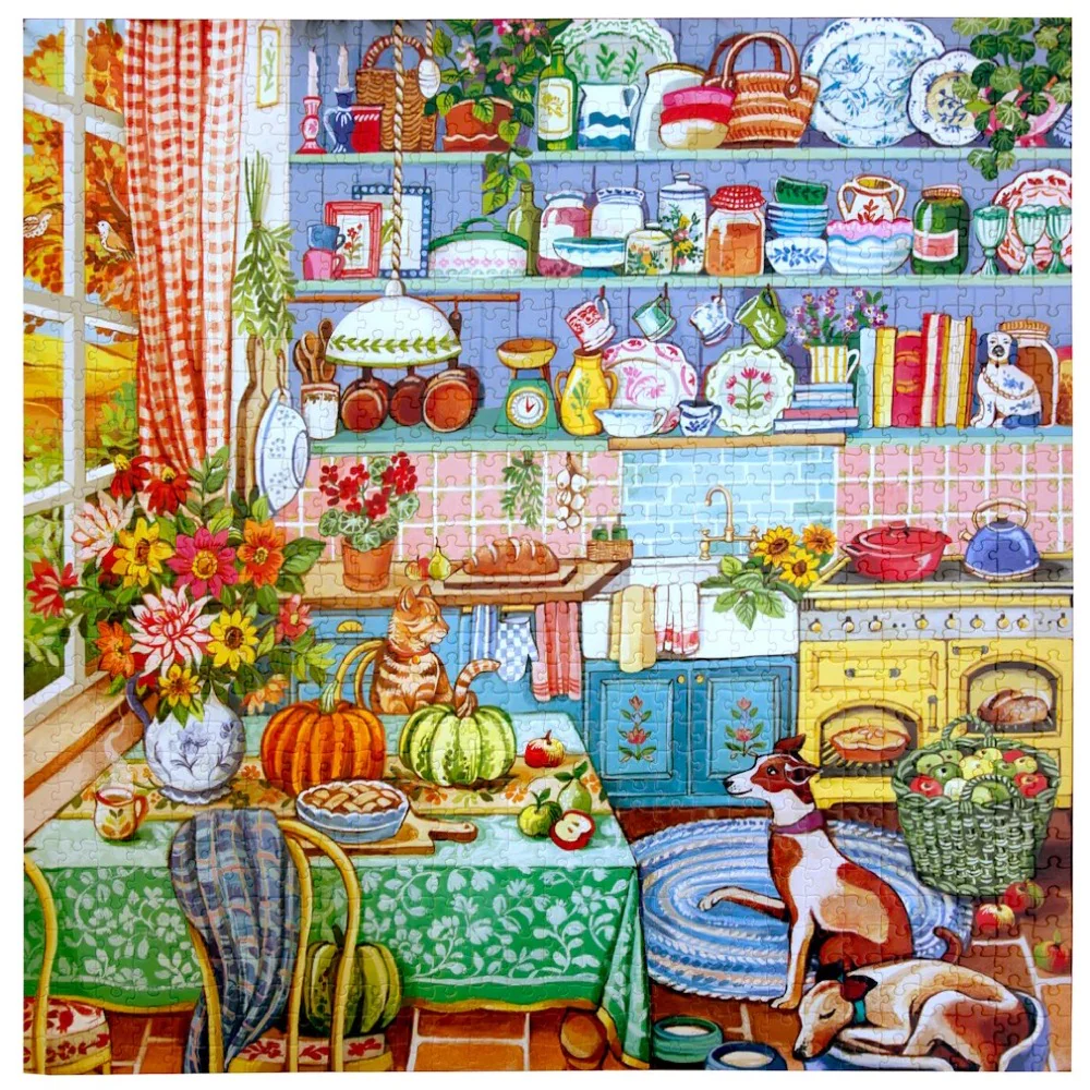EeBoo Harvest Kitchen 1000pc Jigsaw Puzzle - Image 2