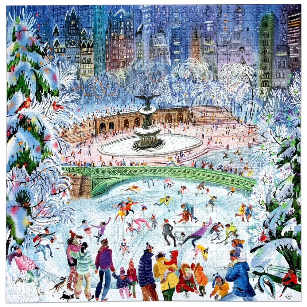 eeBoo New York City Skaters 1000pc Jigsaw Puzzle - Image 2