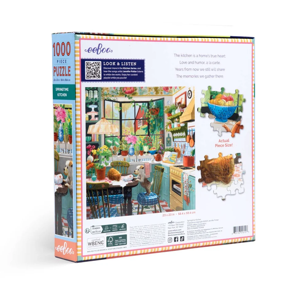 Eeboo Springtime Kitchen 1000pc Jigsaw Puzzle - Image 2
