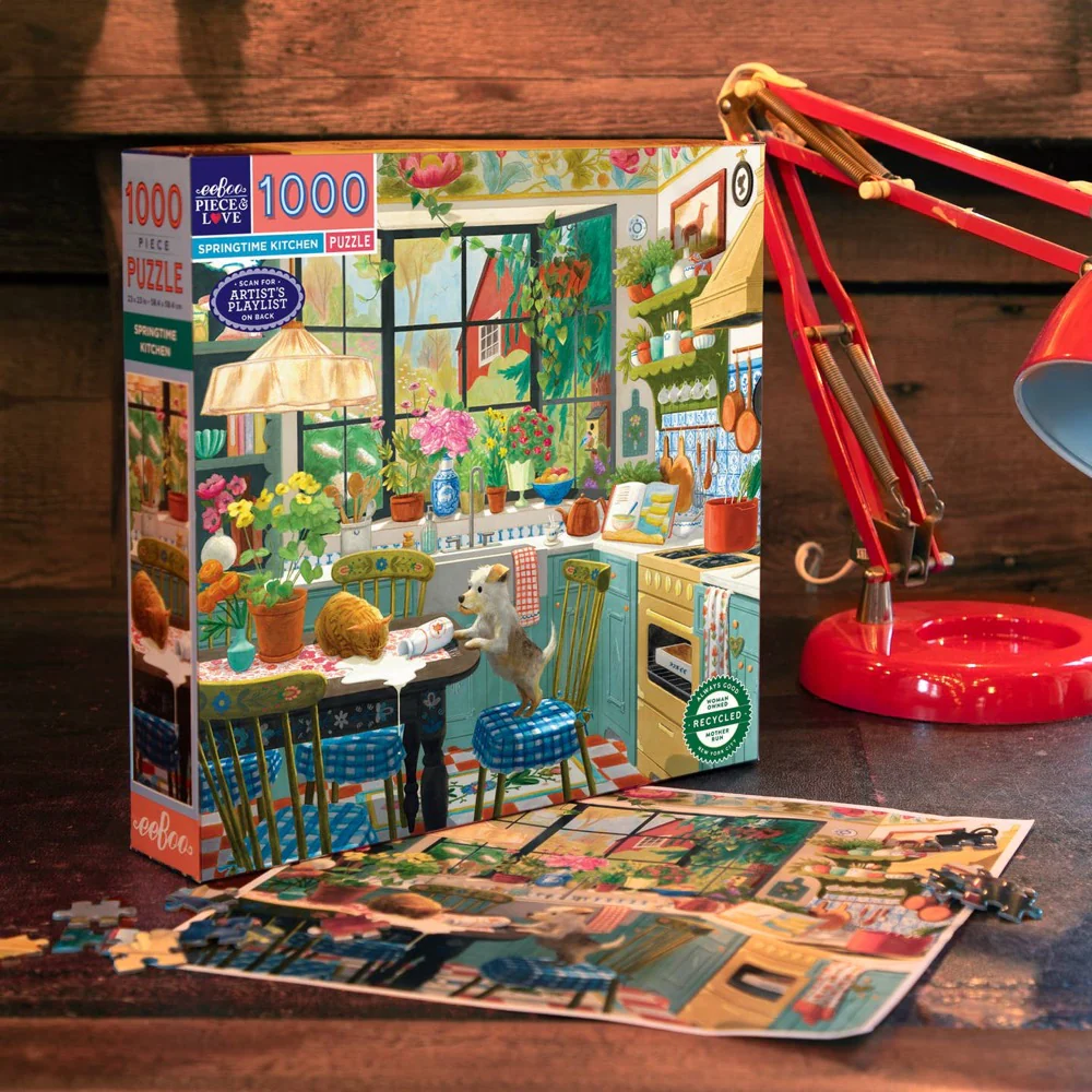 Eeboo Springtime Kitchen 1000pc Jigsaw Puzzle - Image 4