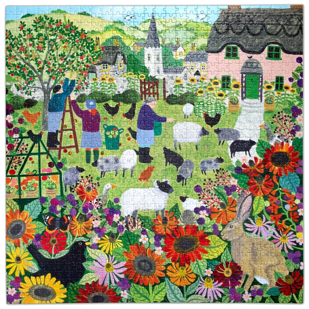 eeBoo Village Orchard 1000pc Jigsaw Puzzle - Image 2