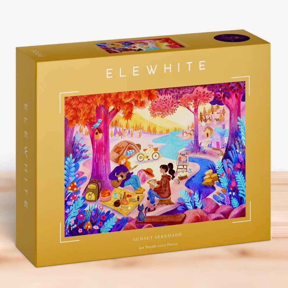 ELEWHITE Sunset Serenade 1000pc Jigsaw Puzzle