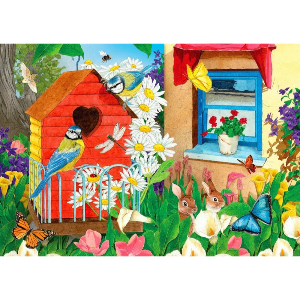 Enjoy 1913 Birdhouse Garden 1000pc Jigsaw Puzzle - Image 2
