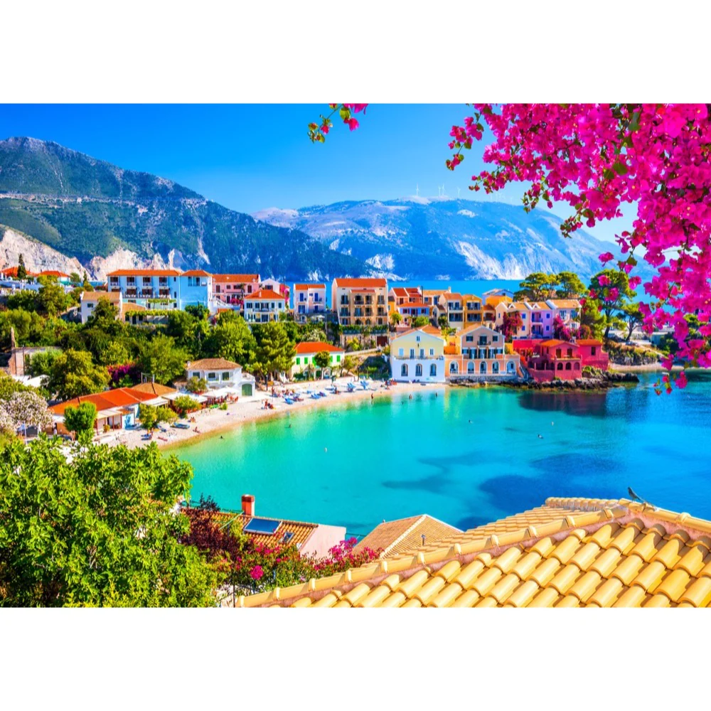 Enjoy 2092 Assos Village in Cephalonia Greece 1000pc Jigsaw Puzzle - Image 2