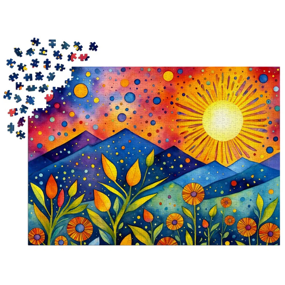 Enjoy 2134 Sunset Rain 1000pc Jigsaw Puzzle - Image 3