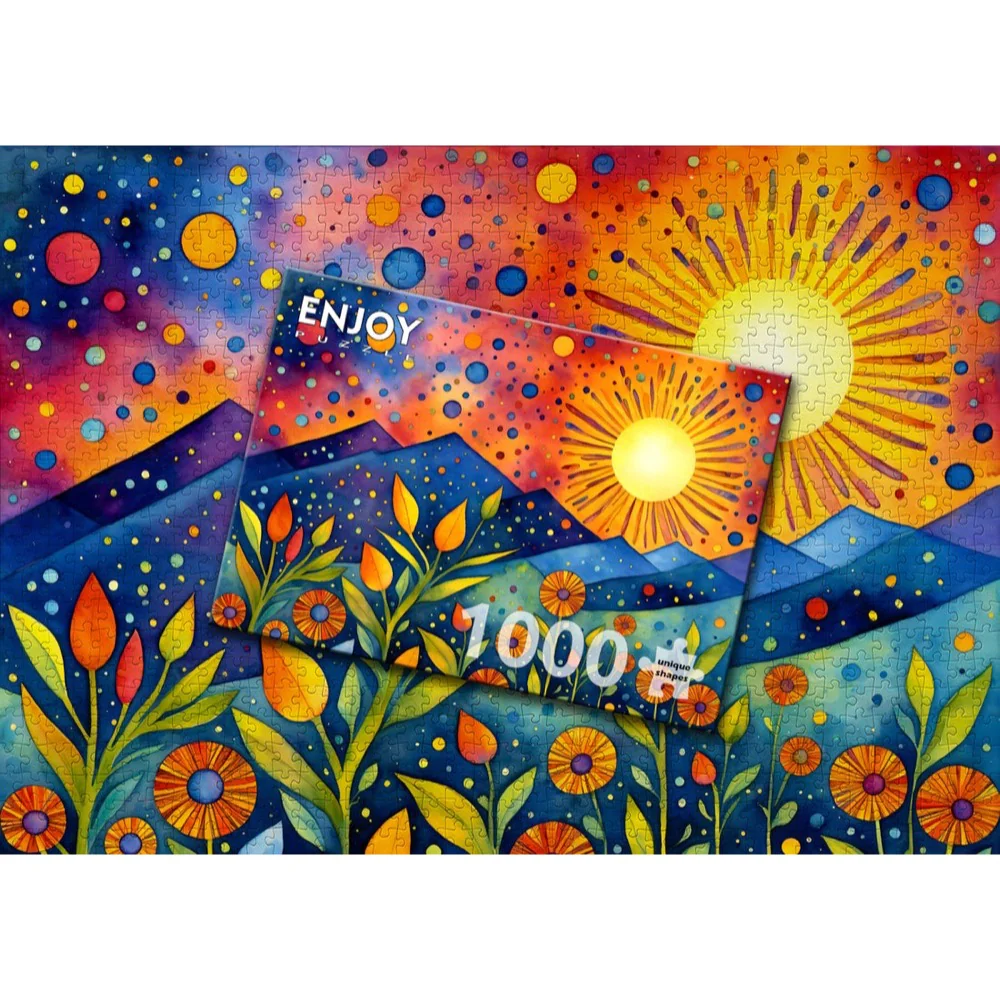 Enjoy 2134 Sunset Rain 1000pc Jigsaw Puzzle - Image 4