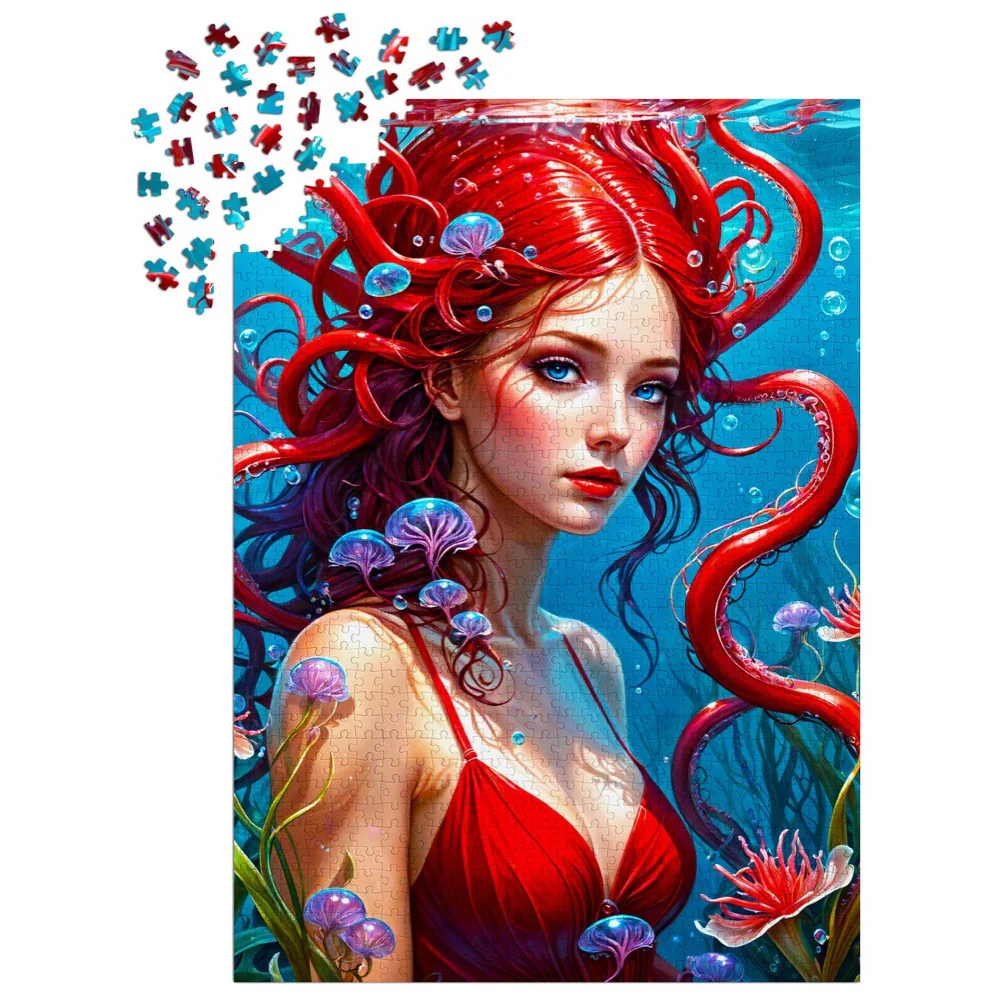 Enjoy 2141 Ginger Mermaid 1000pc Jigsaw Puzzle - Image 3