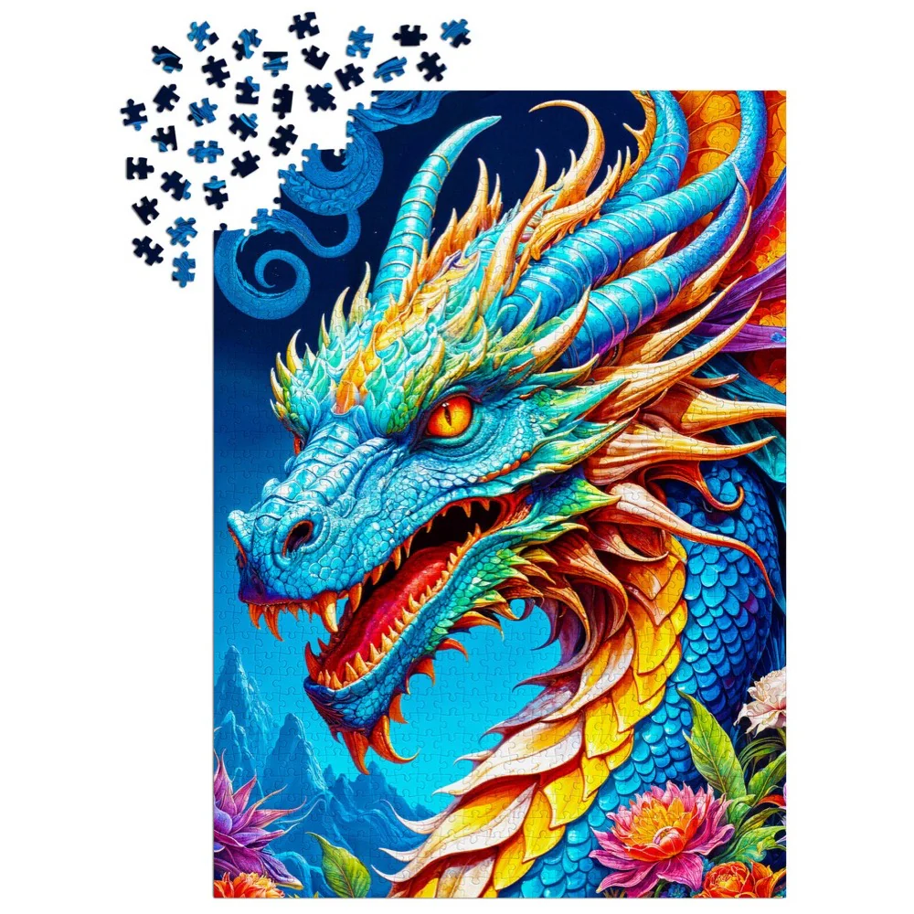 Enjoy 2143 Blue Dragon 1000pc Jigsaw Puzzle - Image 3