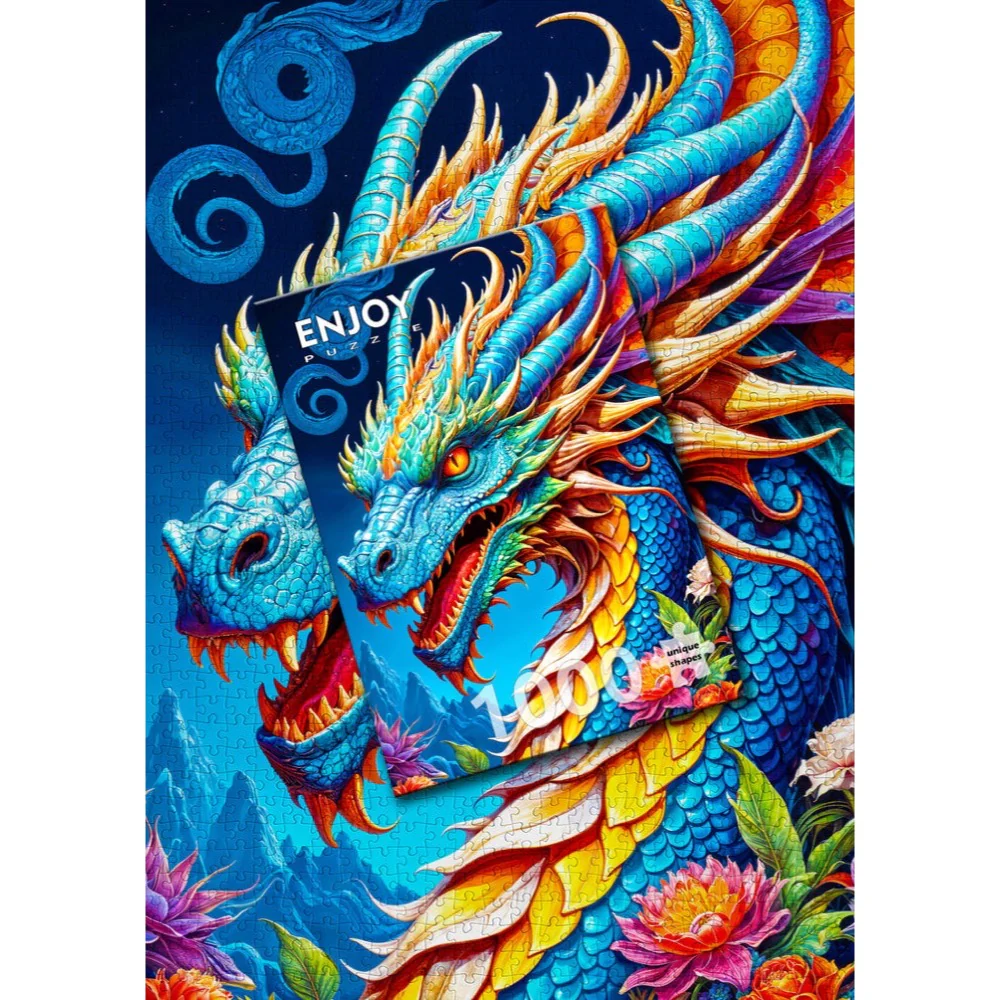 Enjoy 2143 Blue Dragon 1000pc Jigsaw Puzzle - Image 4