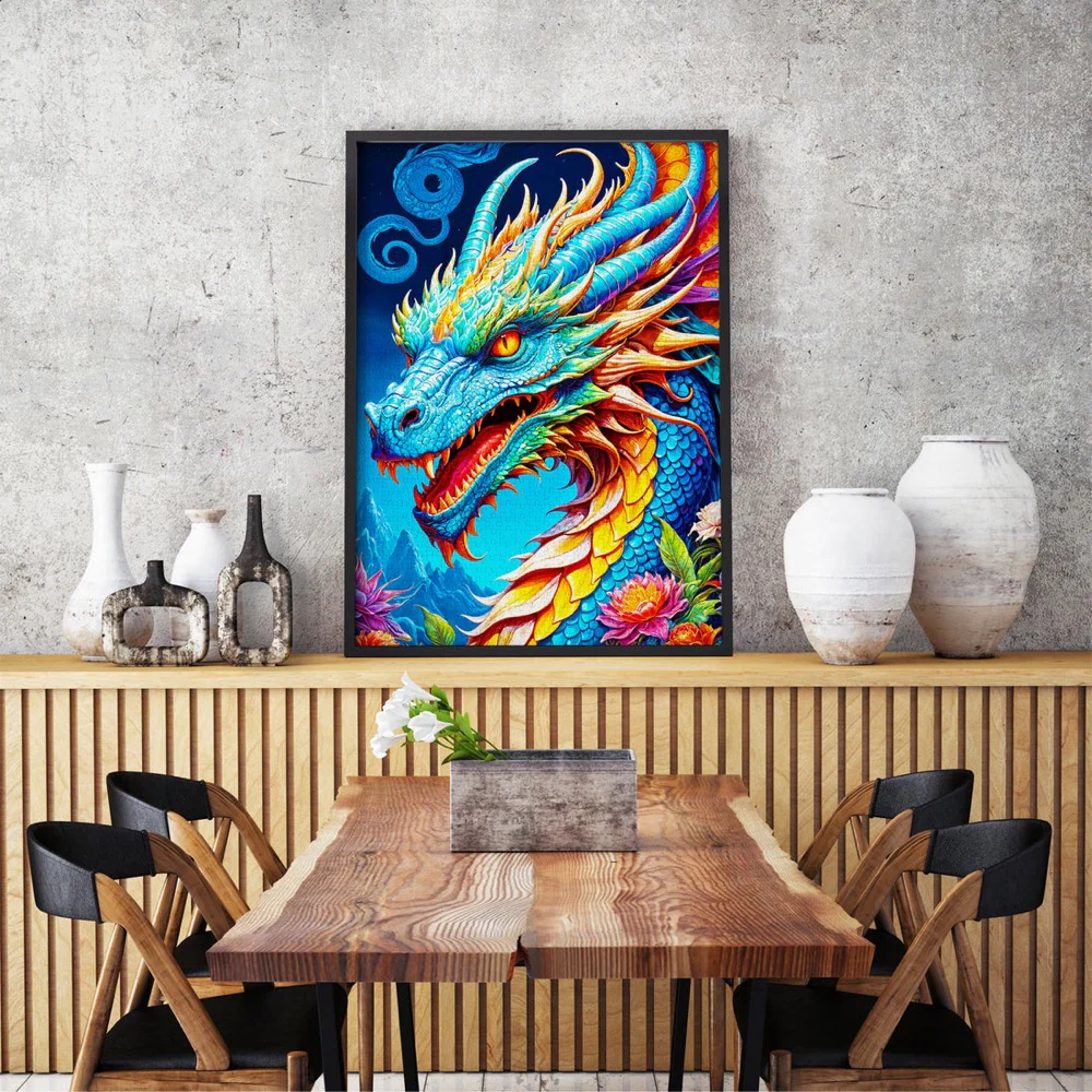 Enjoy 2143 Blue Dragon 1000pc Jigsaw Puzzle - Image 6