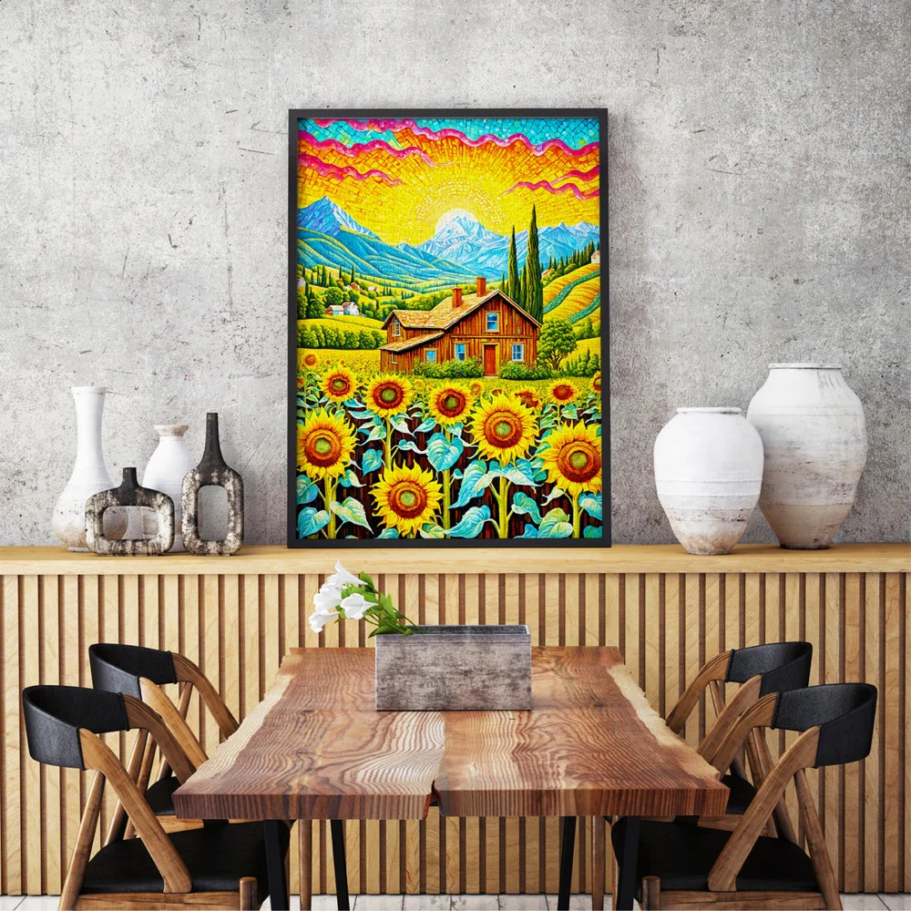 Enjoy 2145 Sunflower House 1000pc Jigsaw Puzzle - Image 6