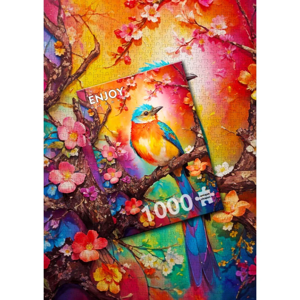 Enjoy 2147 Colorful Birdie 1000pc Jigsaw Puzzle - Image 4