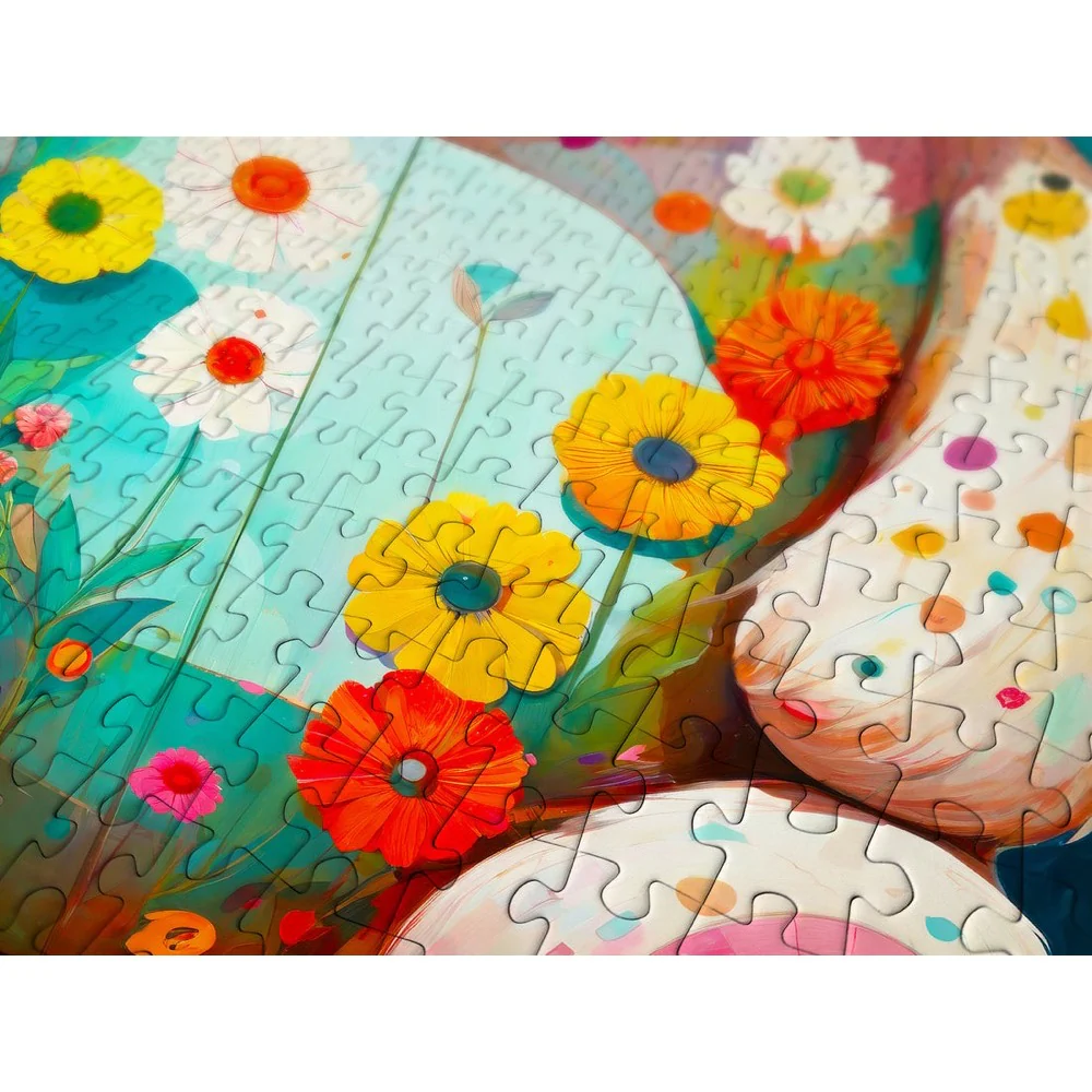 Enjoy 2150 Flower Teddy Bear 1000pc Jigsaw Puzzle - Image 5