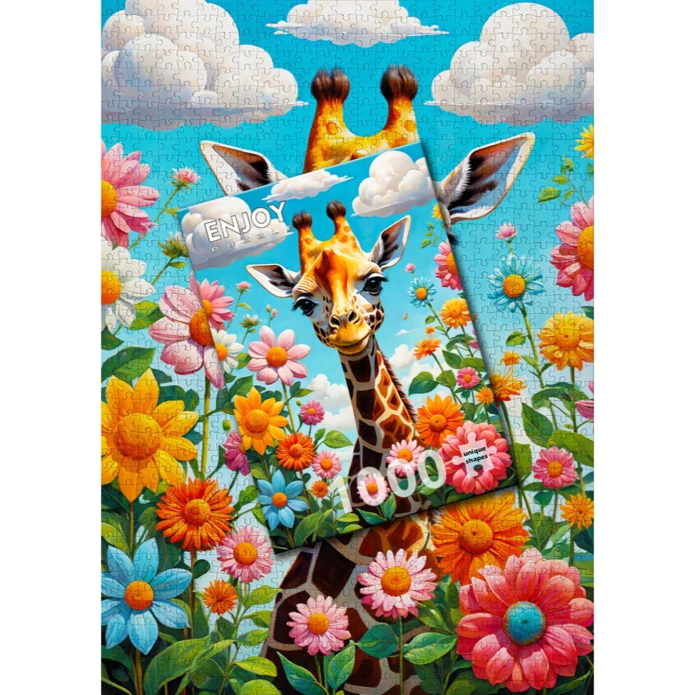 Enjoy 2151 Cute Giraffe 1000pc Jigsaw Puzzle - Image 4