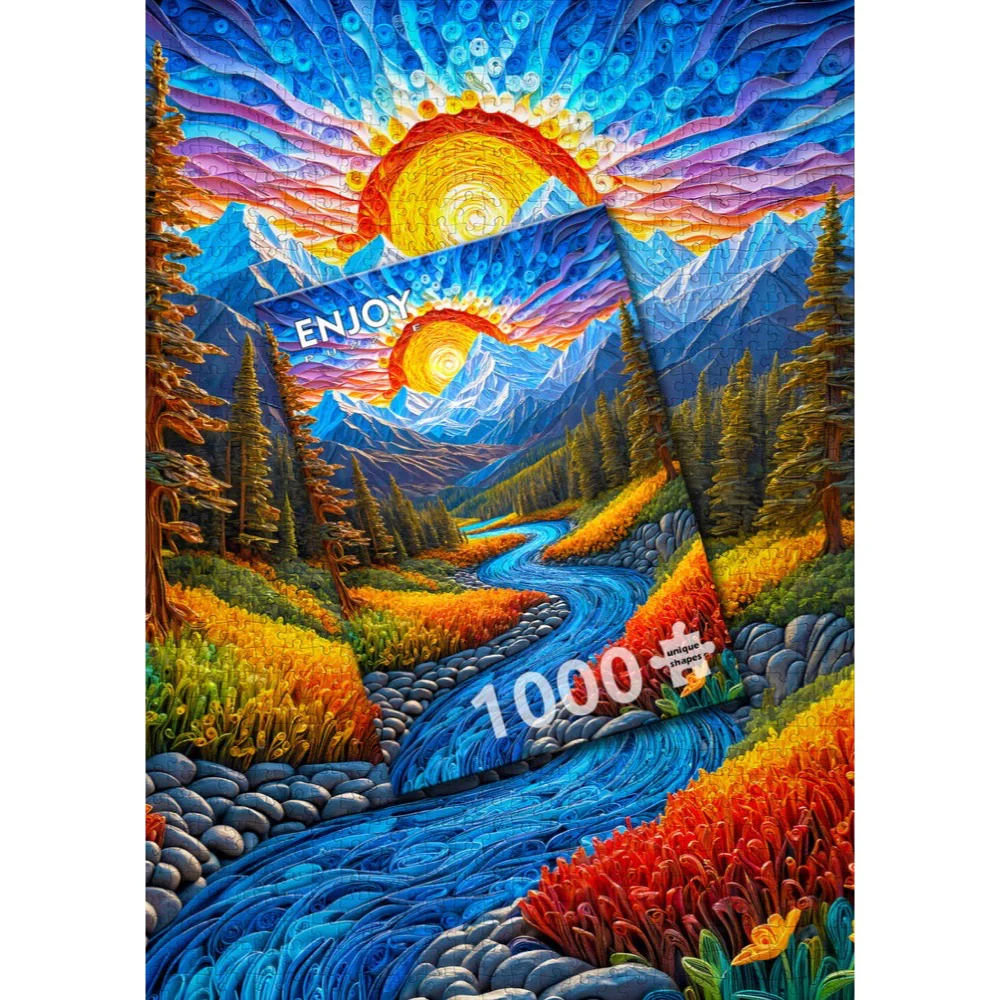 Enjoy 2154 Sunrise Landscape 1000pc Jigsaw Puzzle - Image 4