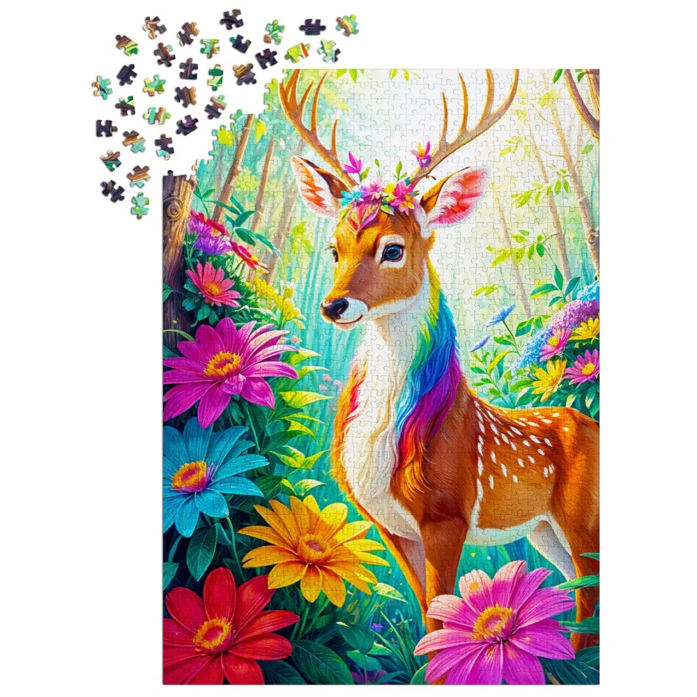 Enjoy 2155 Magical Deer 1000pc Jigsaw Puzzle - Image 3