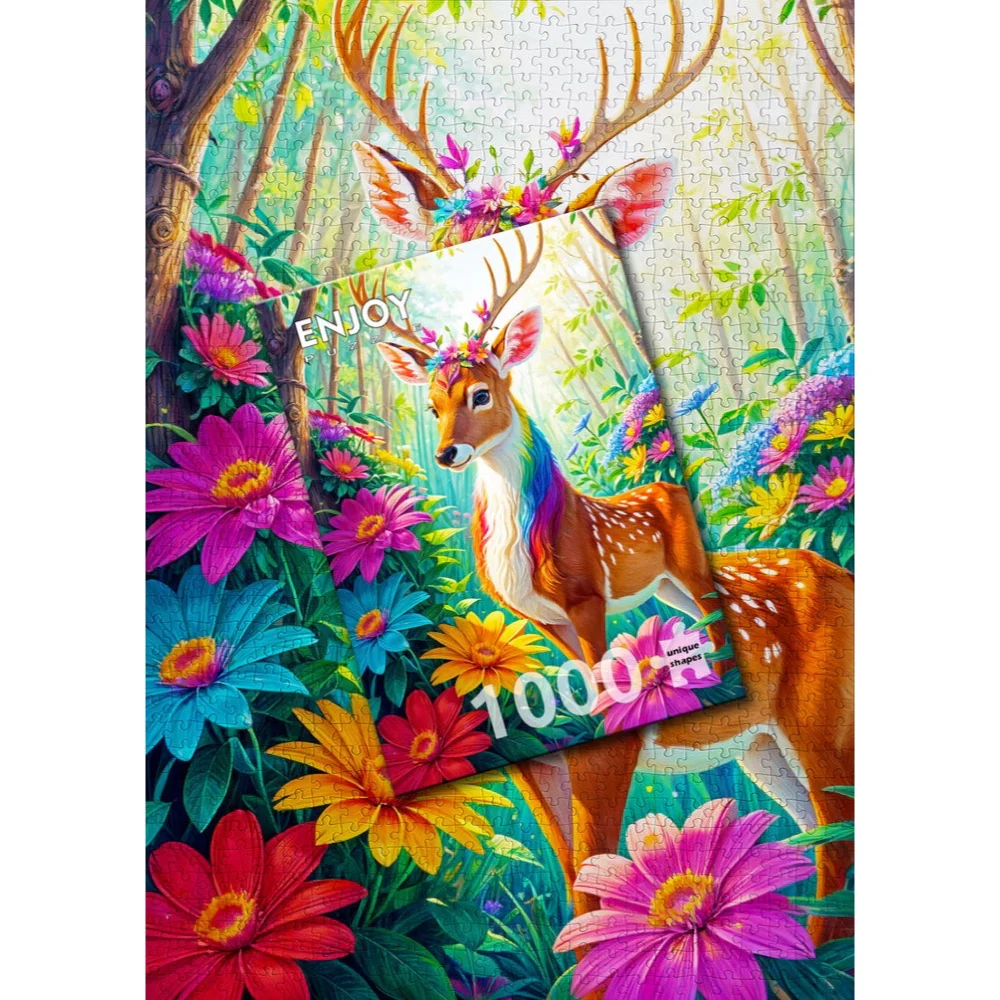 Enjoy 2155 Magical Deer 1000pc Jigsaw Puzzle - Image 4