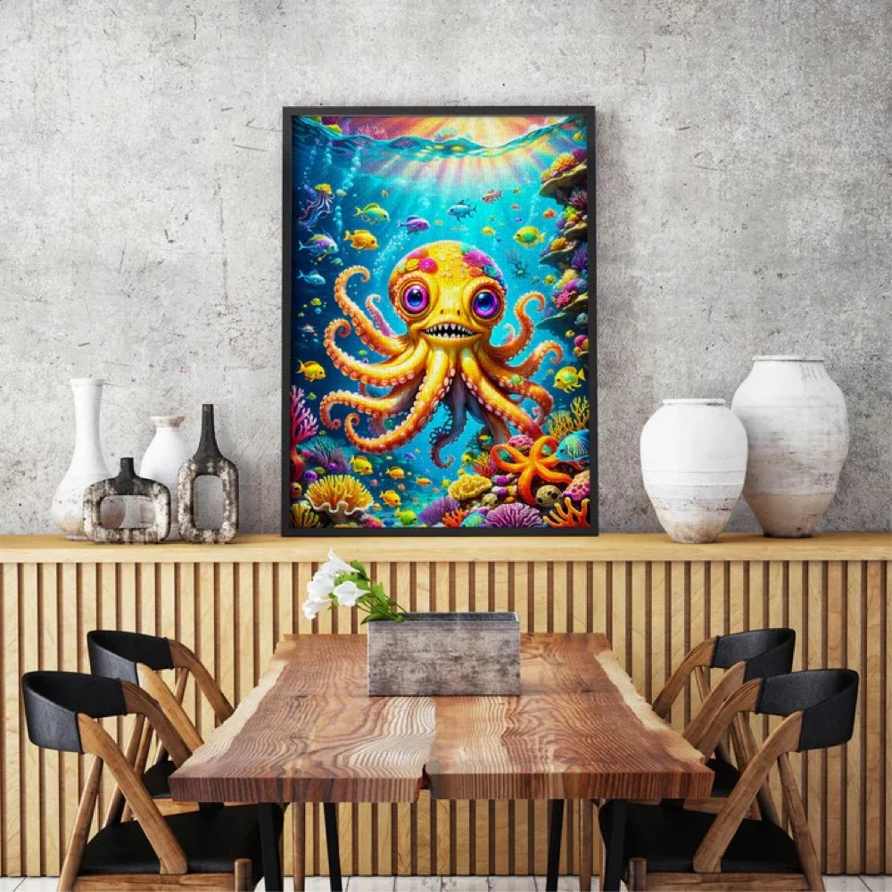 Enjoy 2158 Cute Octopus 1000pc Jigsaw Puzzle - Image 5