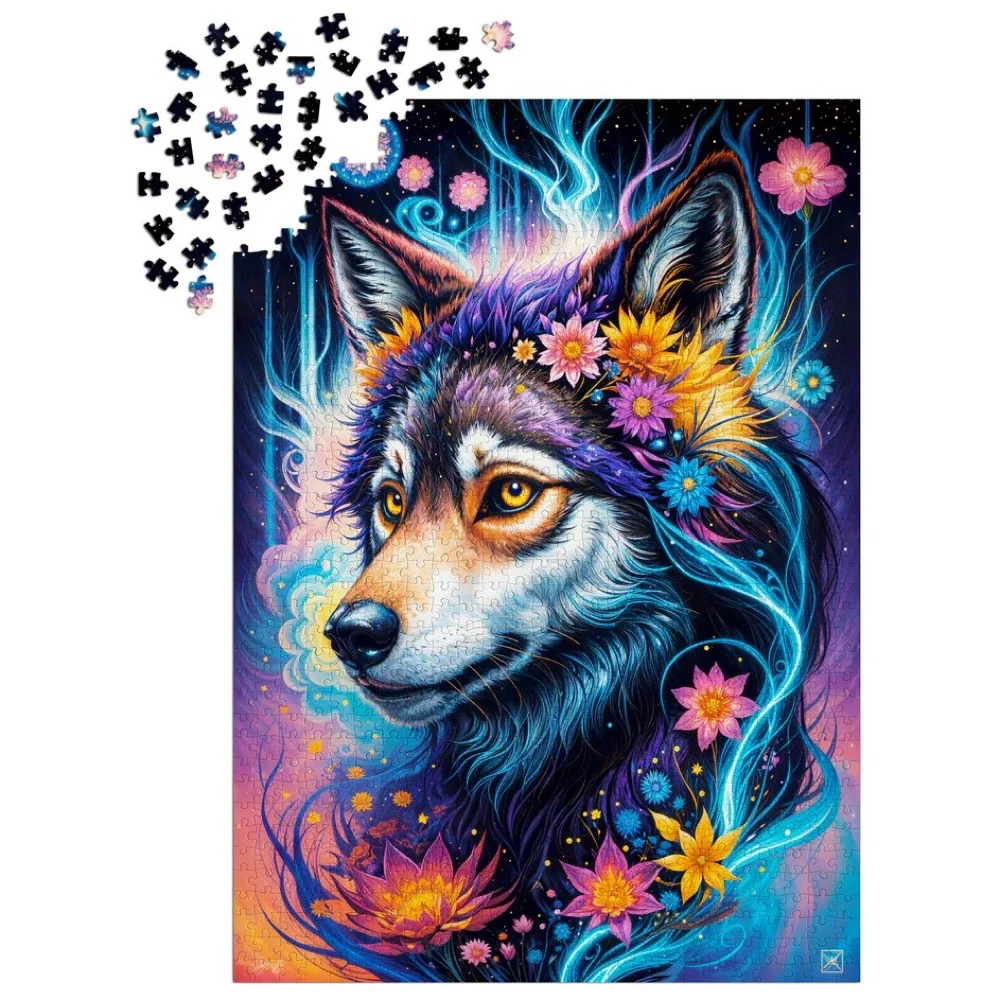 Enjoy 2164 Magical Wolf Portrait 1000pc Jigsaw Puzzle - Image 2