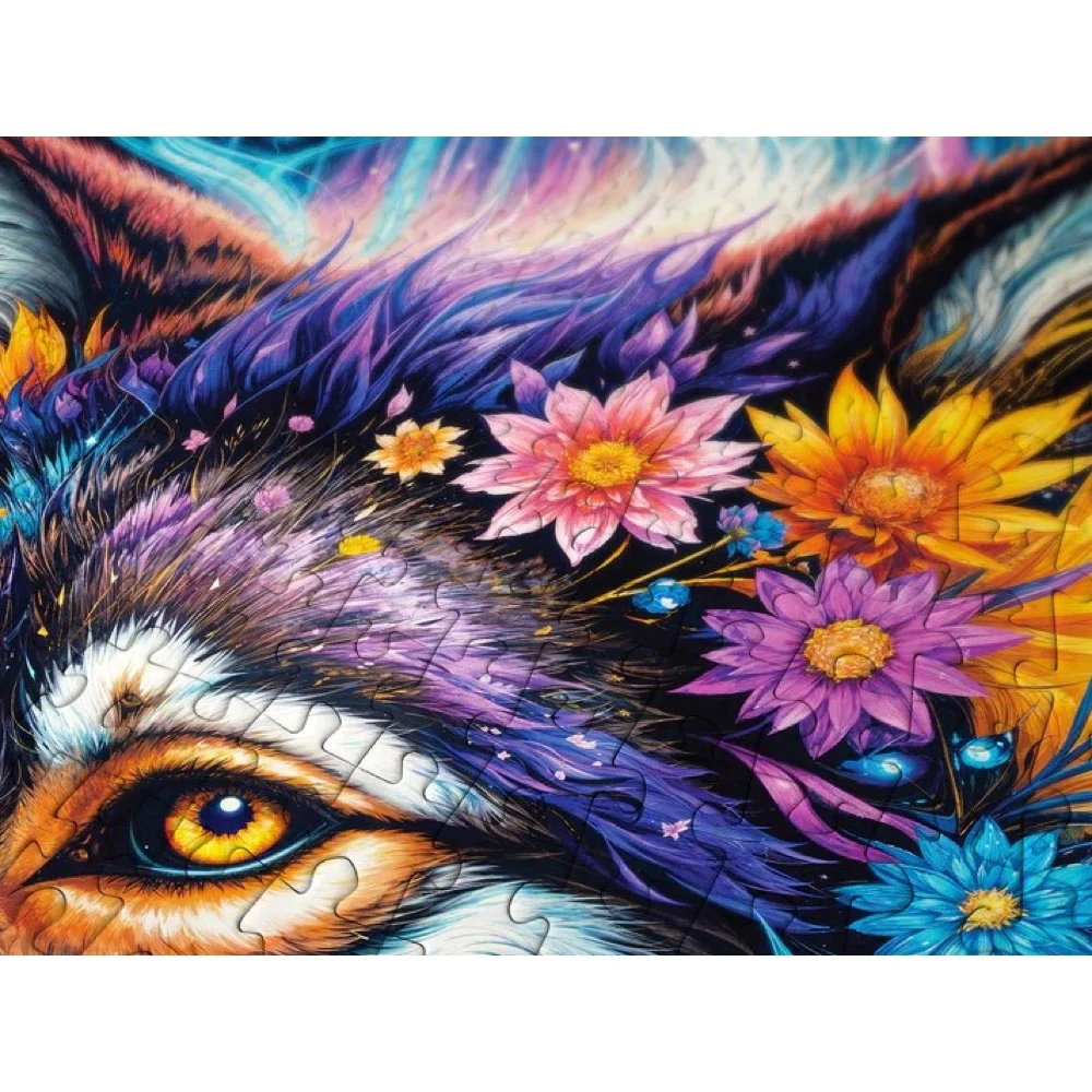 Enjoy 2164 Magical Wolf Portrait 1000pc Jigsaw Puzzle - Image 4