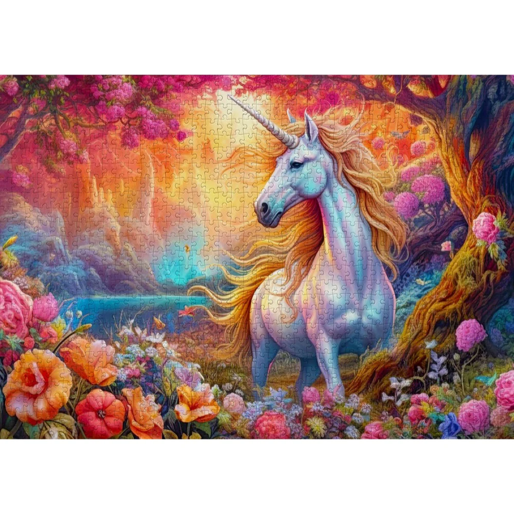 Enjoy 2185 Enchanted Harmony Unicorn 1000pc Jigsaw Puzzle - Image 2