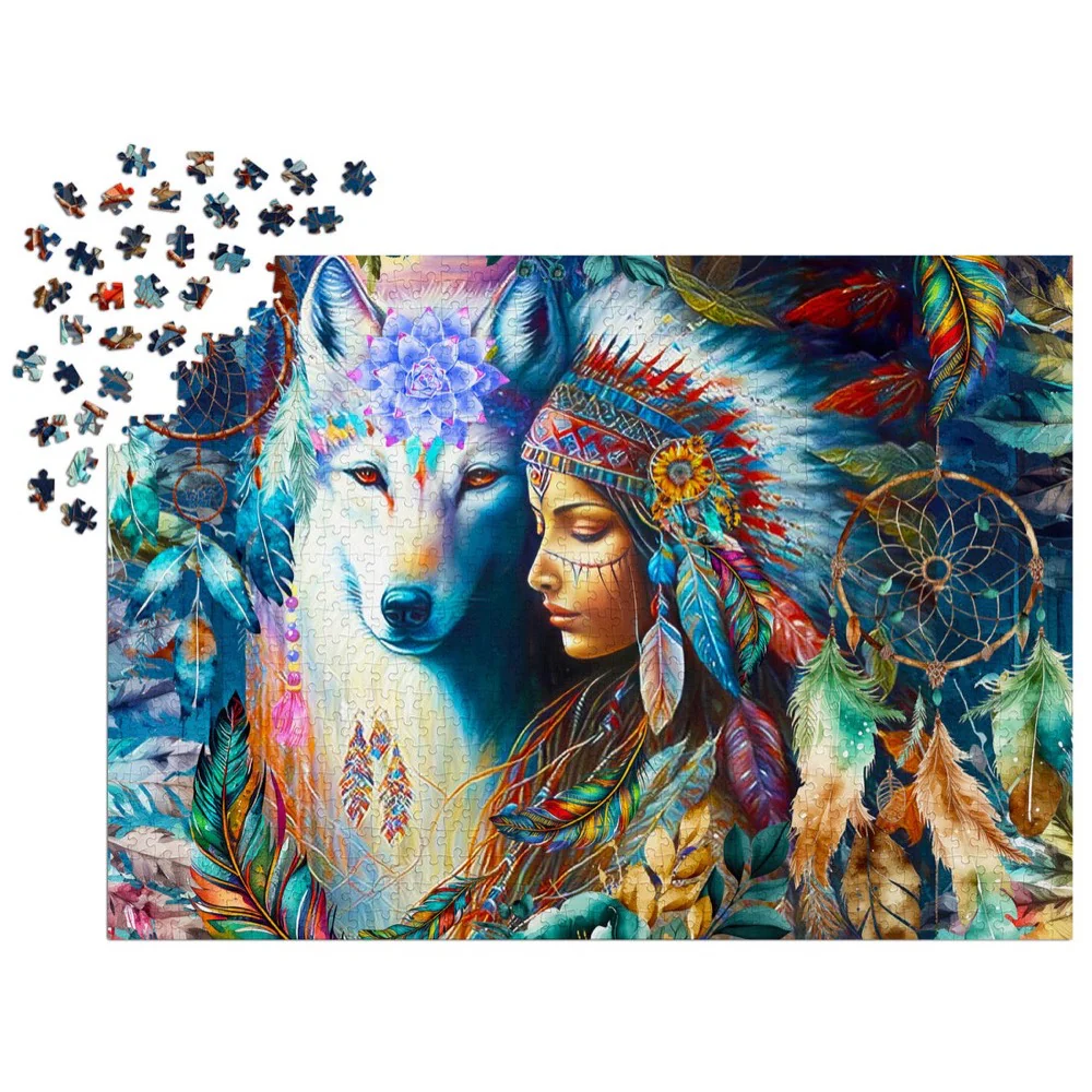 Enjoy 2187 Native Princess 1000pc Jigsaw Puzzle - Image 3