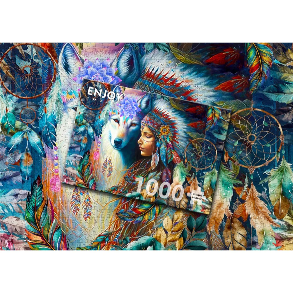 Enjoy 2187 Native Princess 1000pc Jigsaw Puzzle - Image 4
