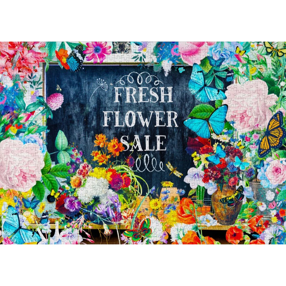 Enjoy 2189 Flower Sale 1000pc Jigsaw Puzzle - Image 2