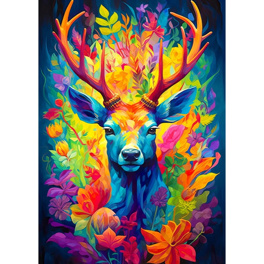 Enjoy 2222 Crowned Stag 1000pc Jigsaw Puzzle - Image 2