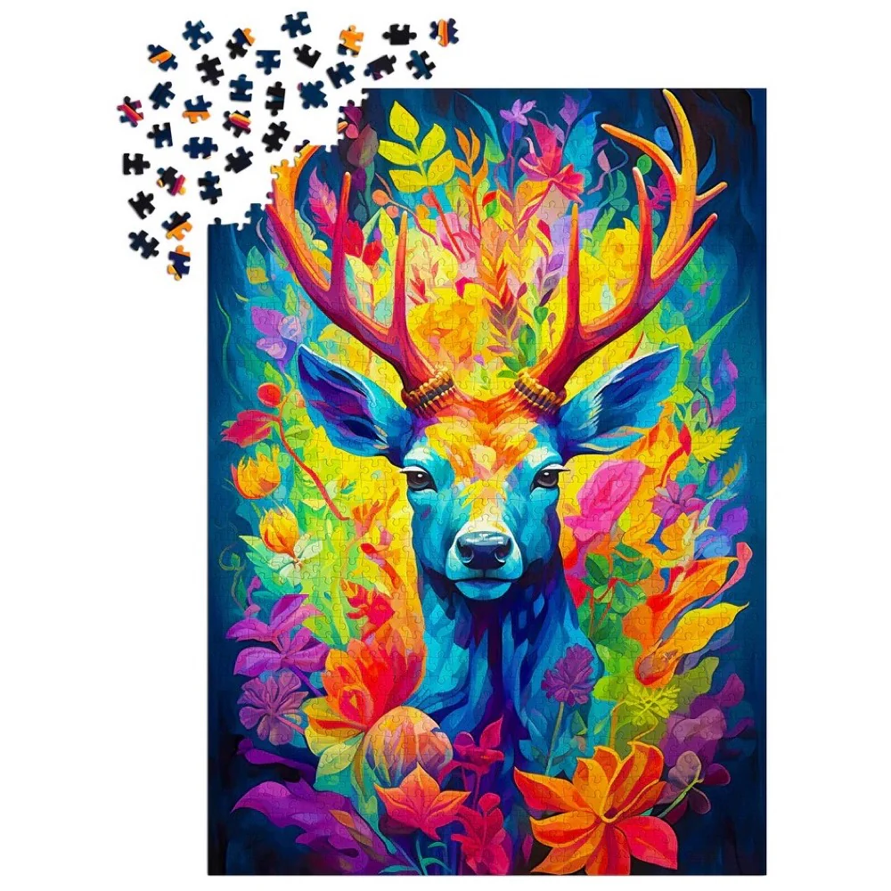 Enjoy 2222 Crowned Stag 1000pc Jigsaw Puzzle - Image 4