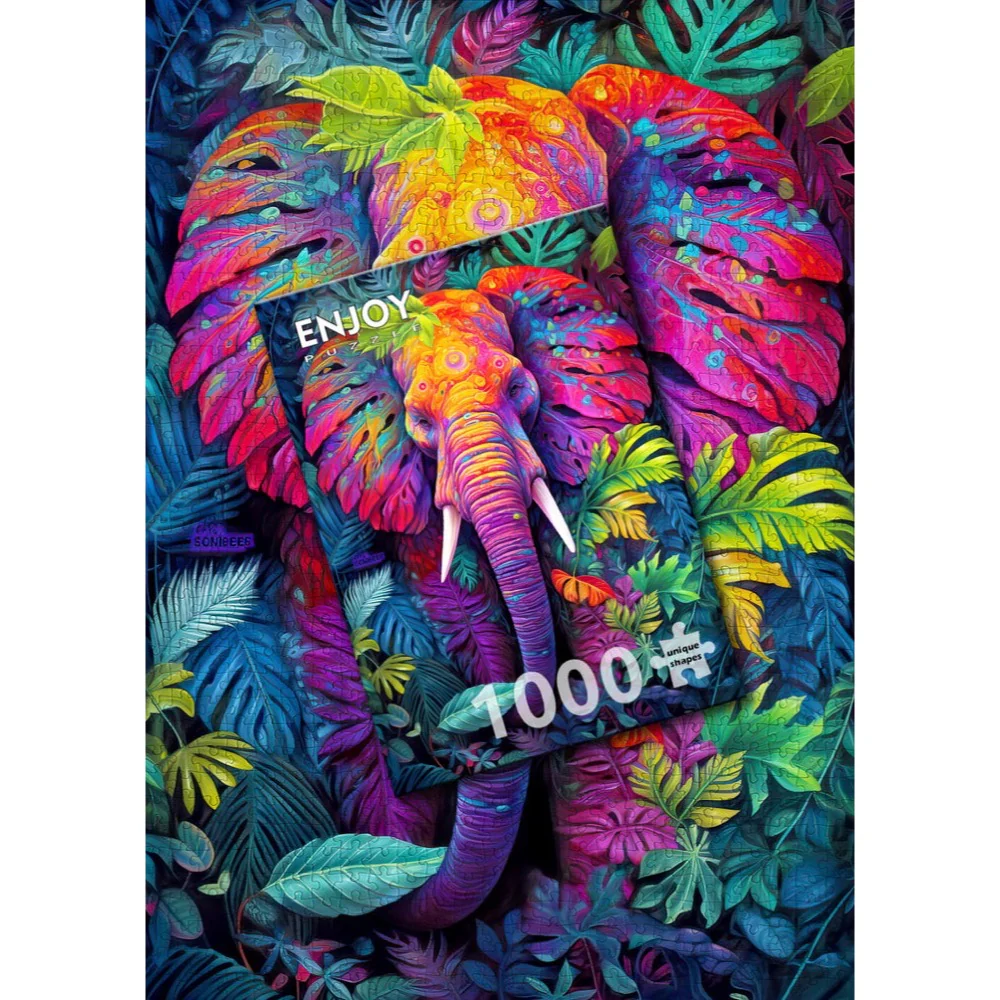 Enjoy 2223 Disguised Elephant 1000pc Jigsaw Puzzle - Image 4