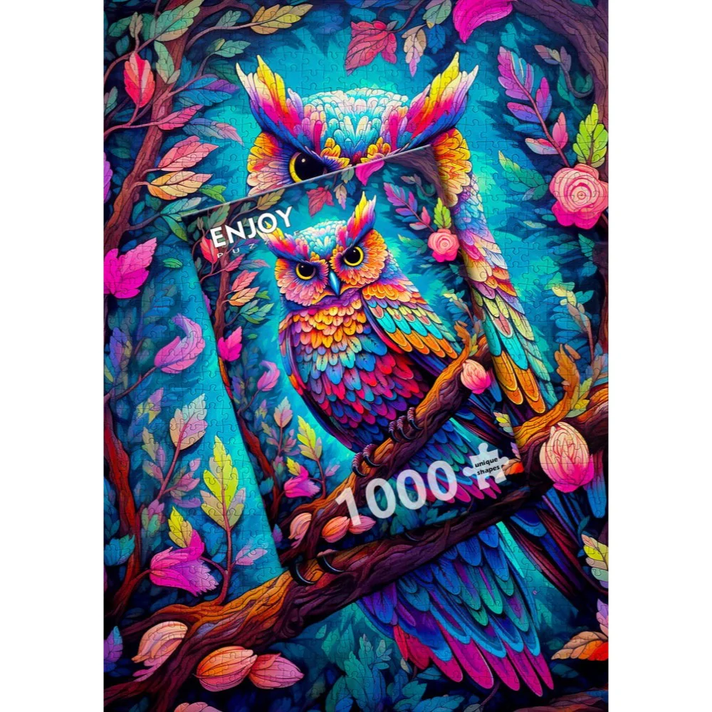 Enjoy 2224 Dazzling Owl 1000pc Jigsaw Puzzle - Image 4