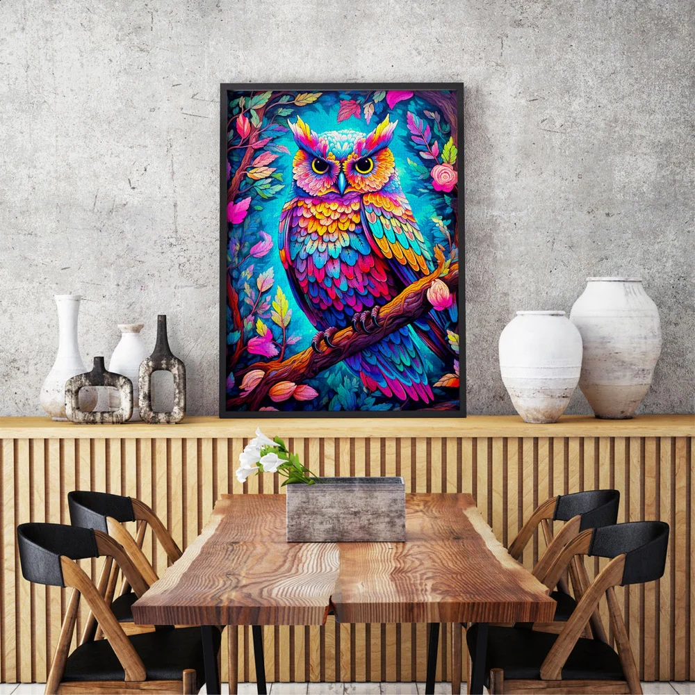 Enjoy 2224 Dazzling Owl 1000pc Jigsaw Puzzle - Image 6