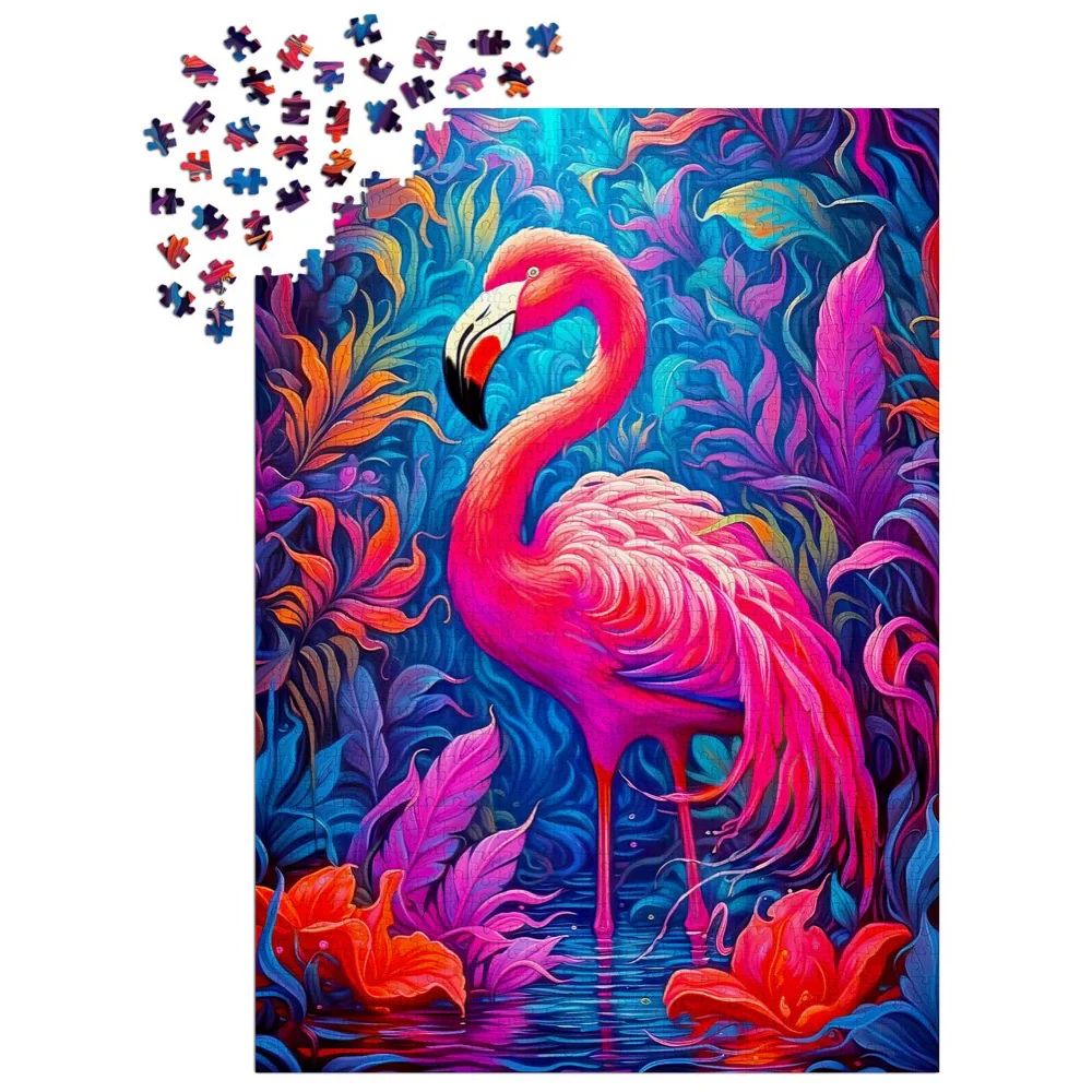 Enjoy 2226 Flamingo Miracle 1000pc Jigsaw Puzzle - Image 3