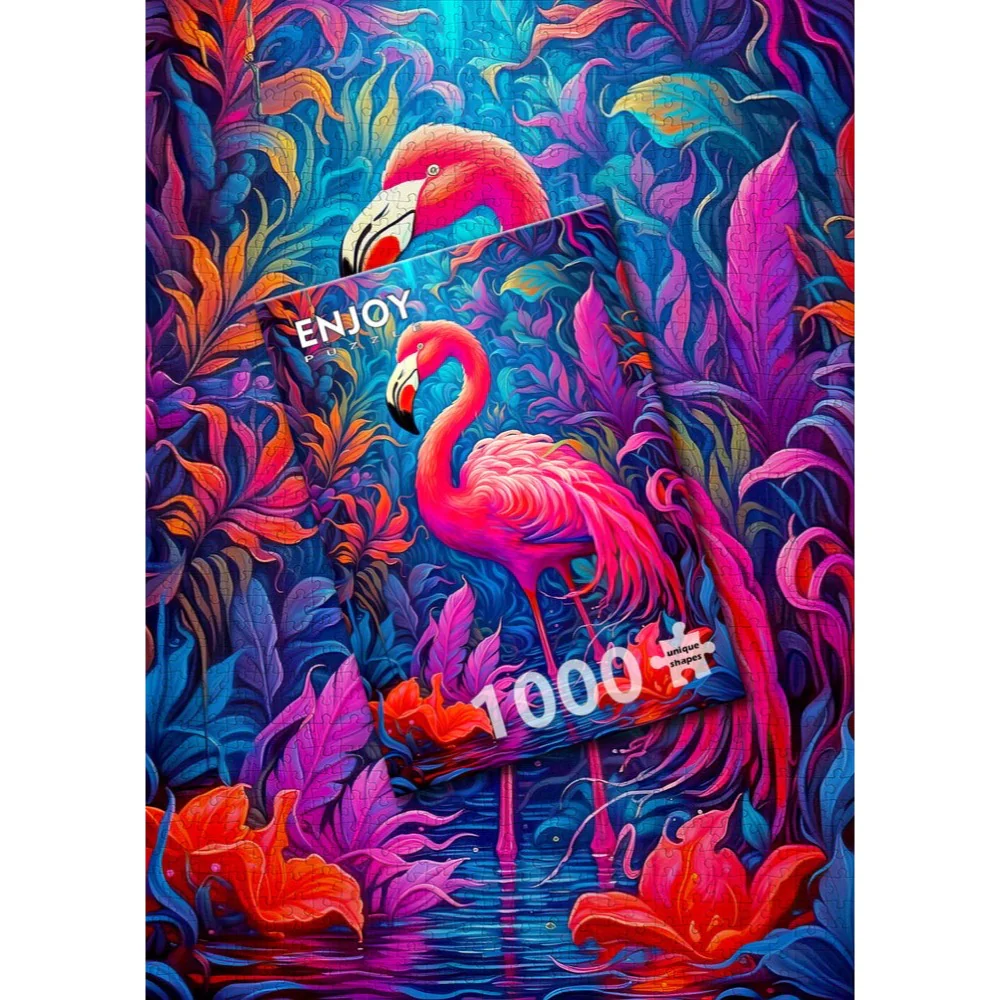 Enjoy 2226 Flamingo Miracle 1000pc Jigsaw Puzzle - Image 4