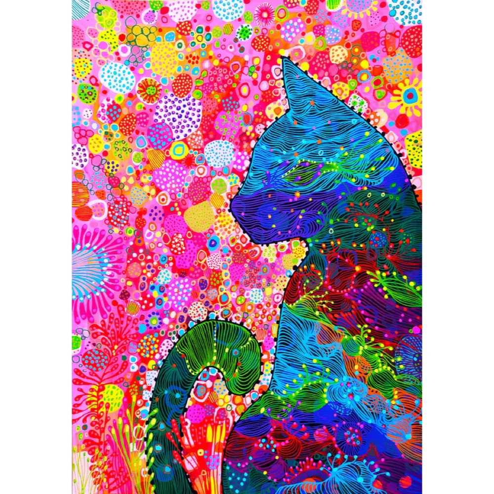 Enjoy 2237 Wandering Cat 1500pc Jigsaw Puzzle - Image 2