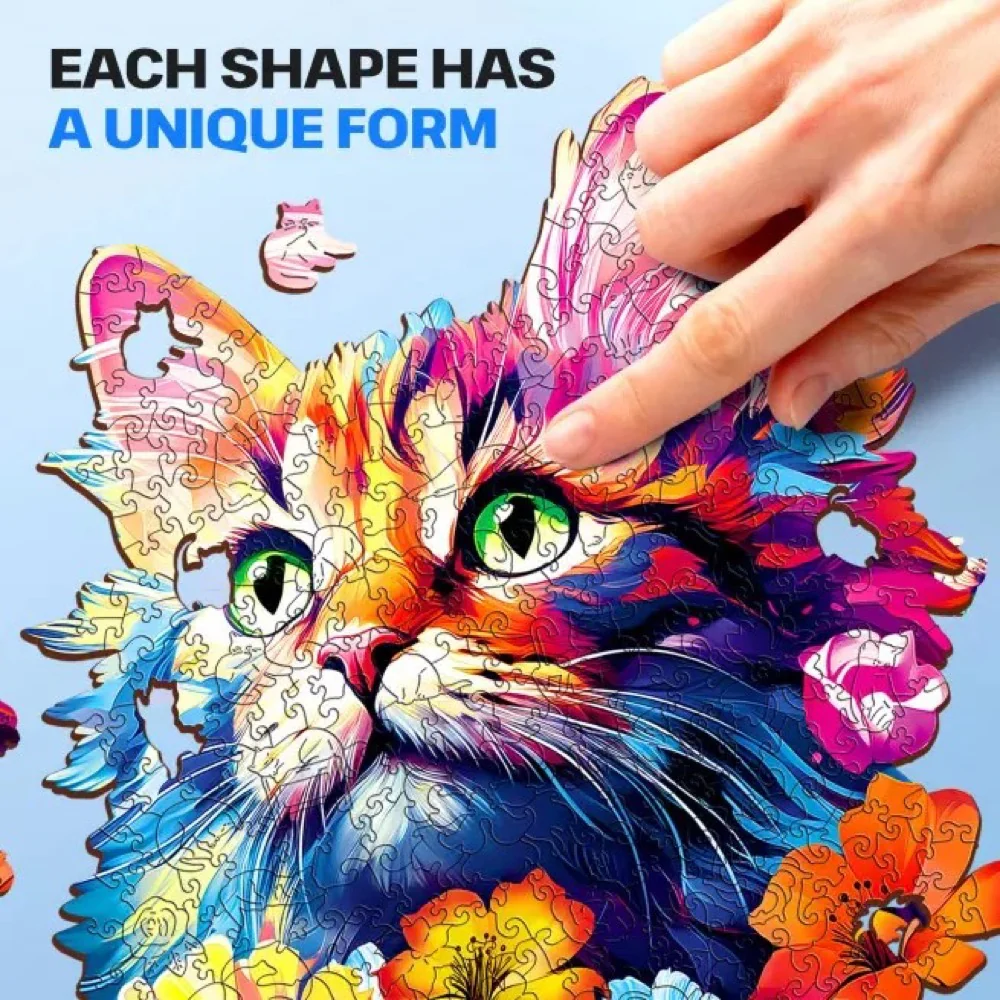 Escape Welt Cat 500pc Wooden Jigsaw Puzzle - Image 4