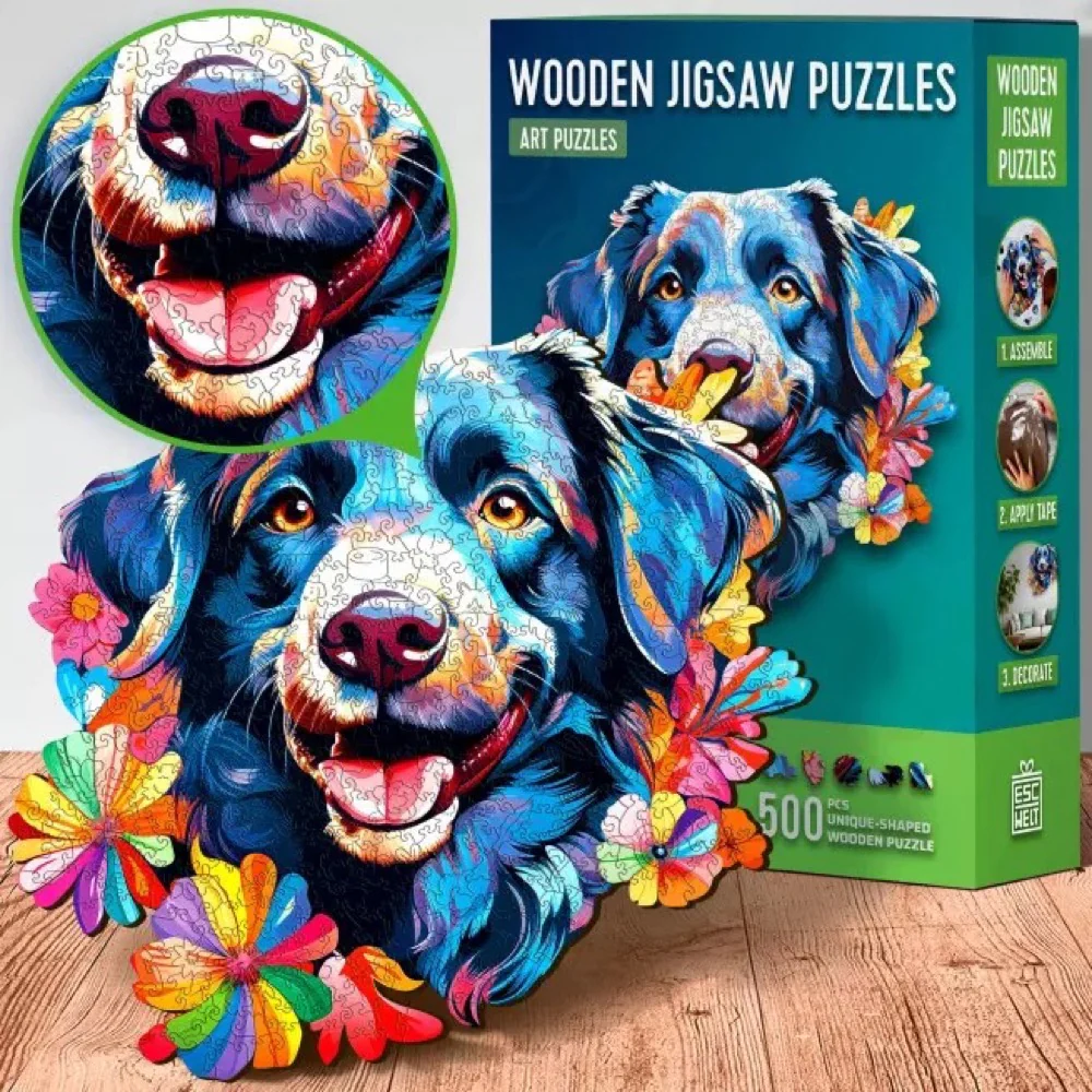 Escape Welt Dog 200pc Wooden Jigsaw Puzzle - Image 2