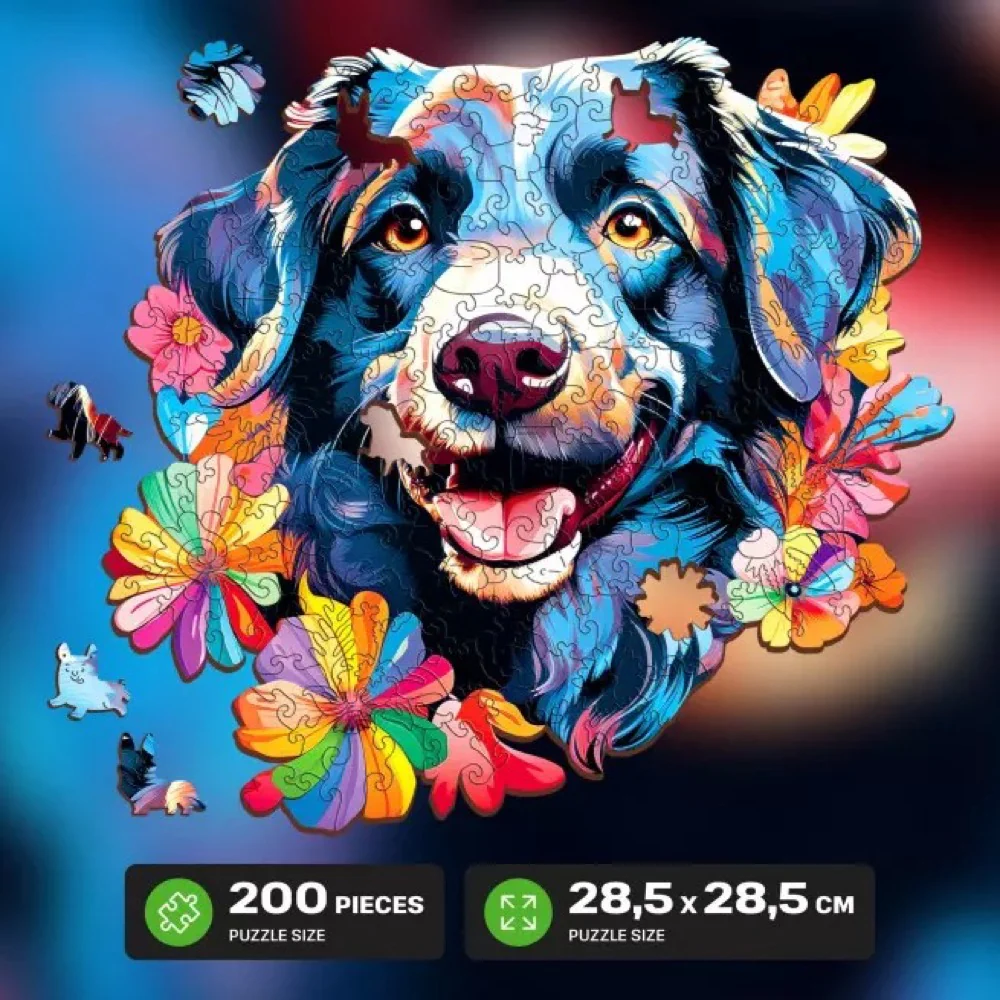Escape Welt Dog 200pc Wooden Jigsaw Puzzle - Image 3