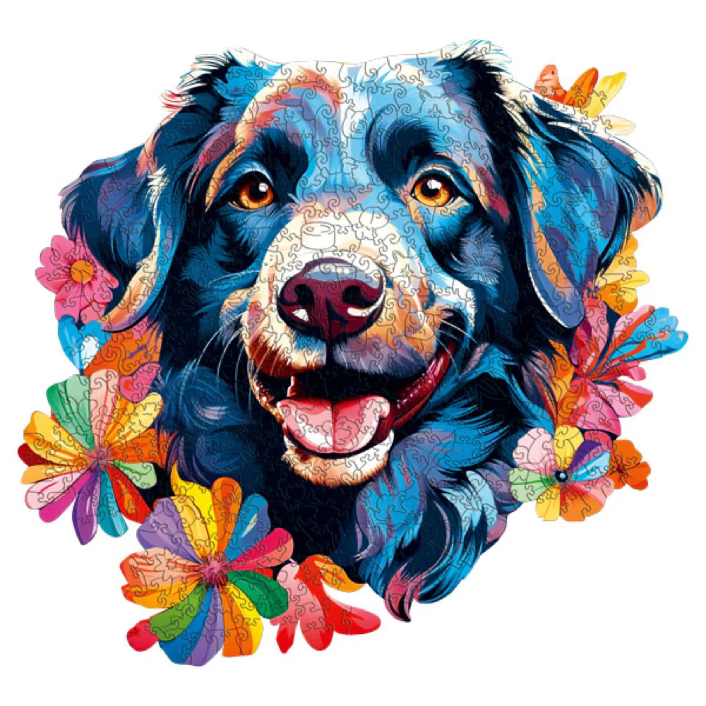Escape Welt Dog 500pc Wooden Jigsaw Puzzle
