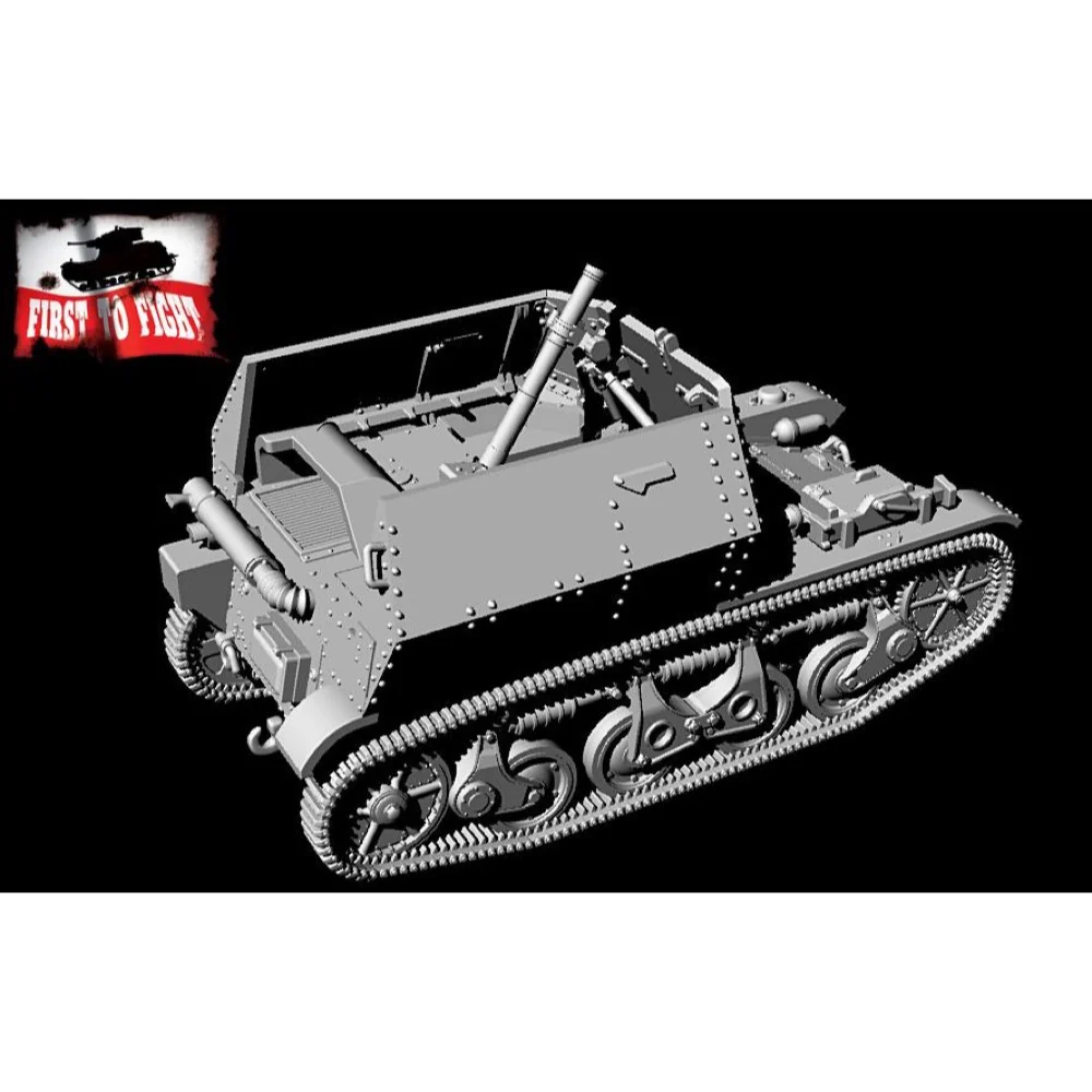 First to Fight 124 1/72 8cm Schwerer Granatwerfer 34 Auf Panzerspahwagen AMR 35(f) - Image 2