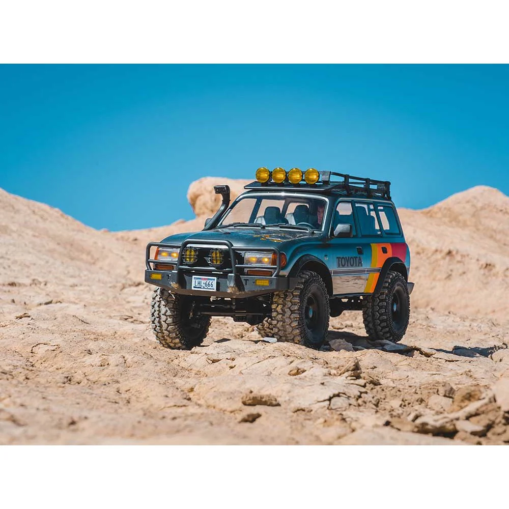 FMS 1/10 Toyota Land Cruiser LC80 Grey RS Brushed RC Crawler - Image 12