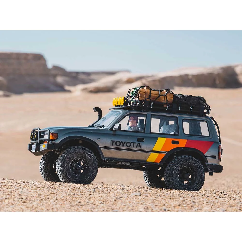 FMS 1/10 Toyota Land Cruiser LC80 Grey RS Brushed RC Crawler - Image 21