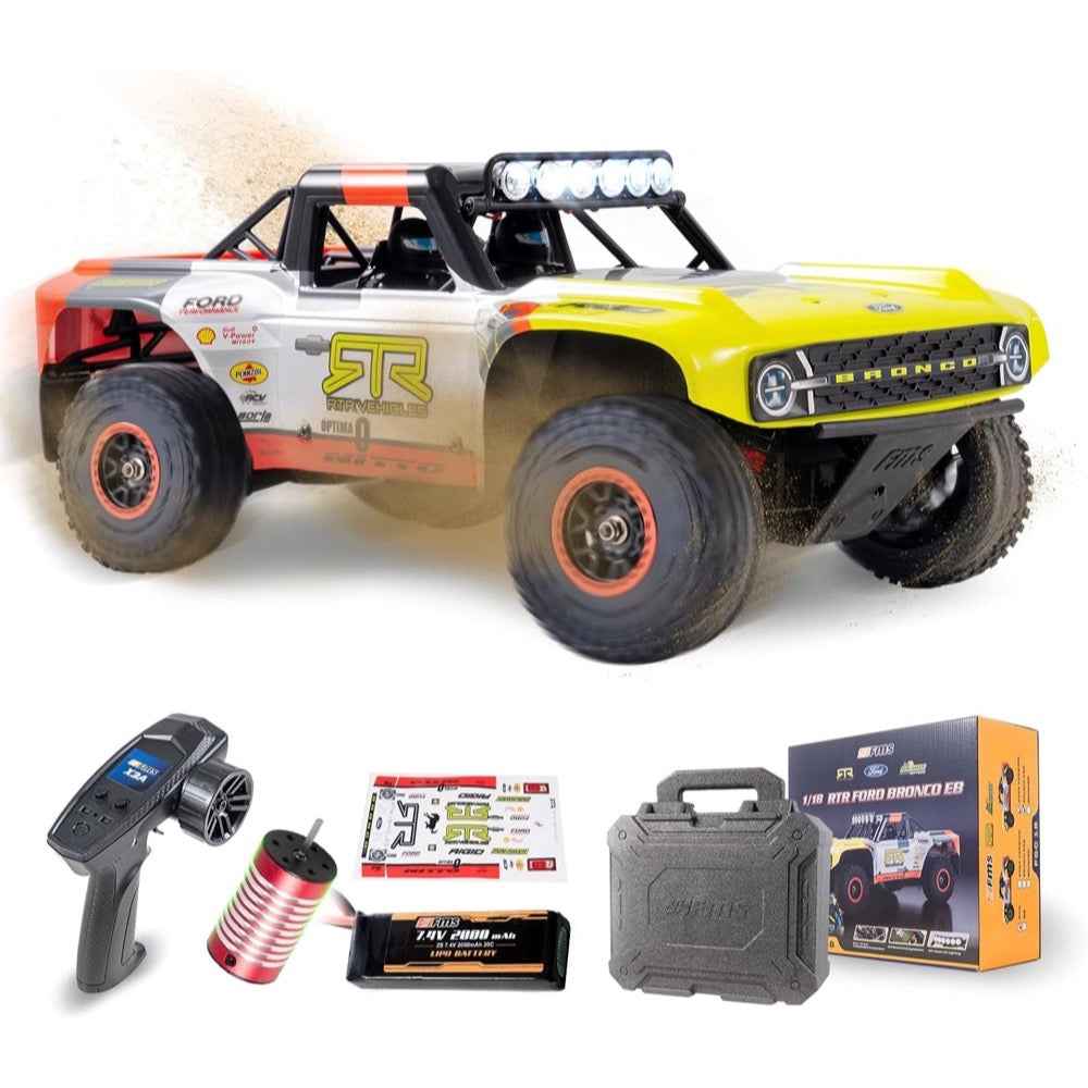 FMS 1/18 FSC18 Ford Bronco EB 2025 RTR Brushed Short Course Truck - Image 8