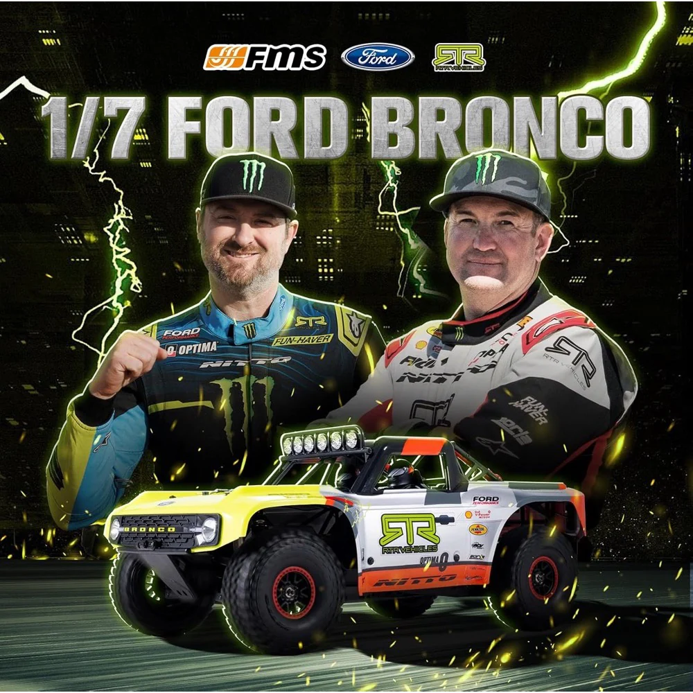 FMS 10702RS24 1/7 Ford Bronco RTR EB Brushless 4WD RS Racing Livery B - Image 22