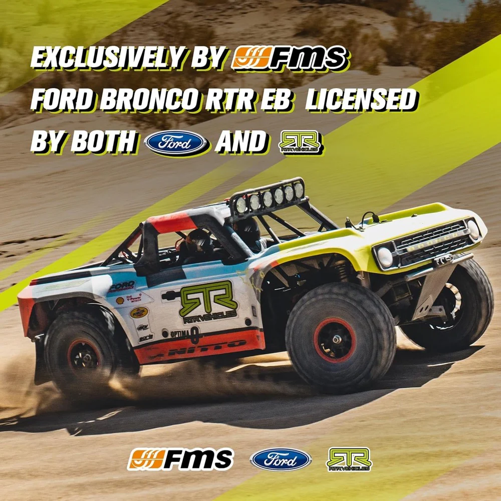 FMS 10702RS24 1/7 Ford Bronco RTR EB Brushless 4WD RS Racing Livery B - Image 23