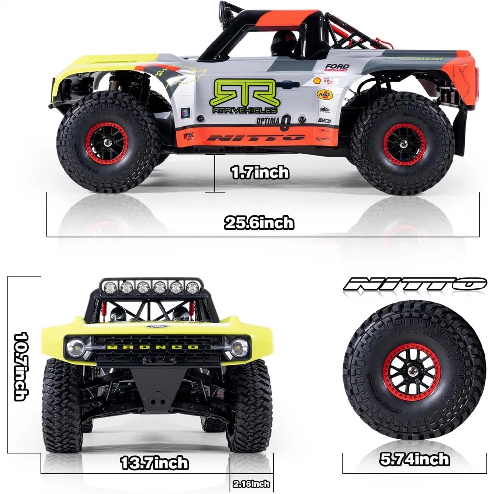 FMS 10702RS24 1/7 Ford Bronco RTR EB Brushless 4WD RS Racing Livery B - Image 28