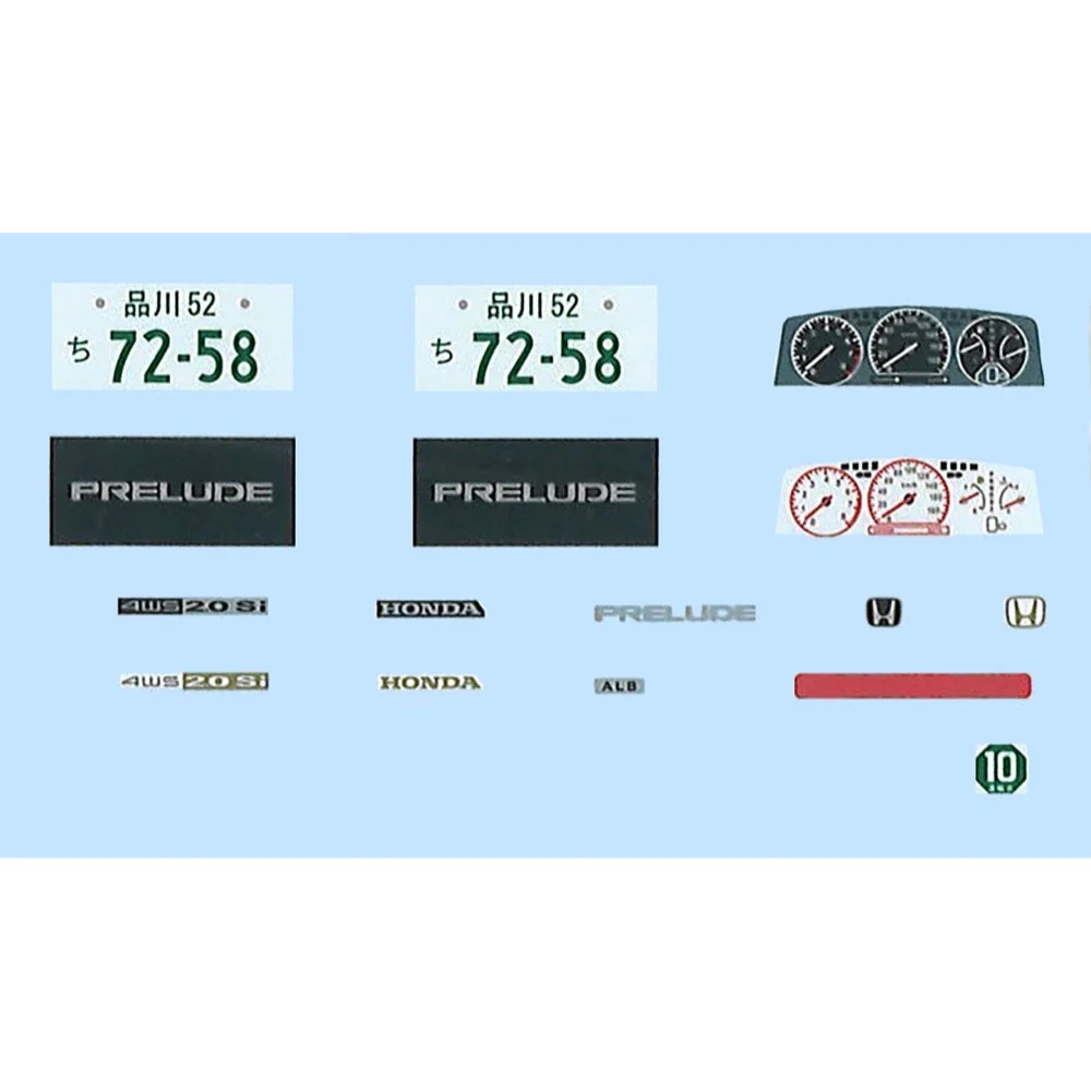 Fujimi 04756 1/24 Honda Prelude 2.0Si Tuning Version ID-303 - Image 4