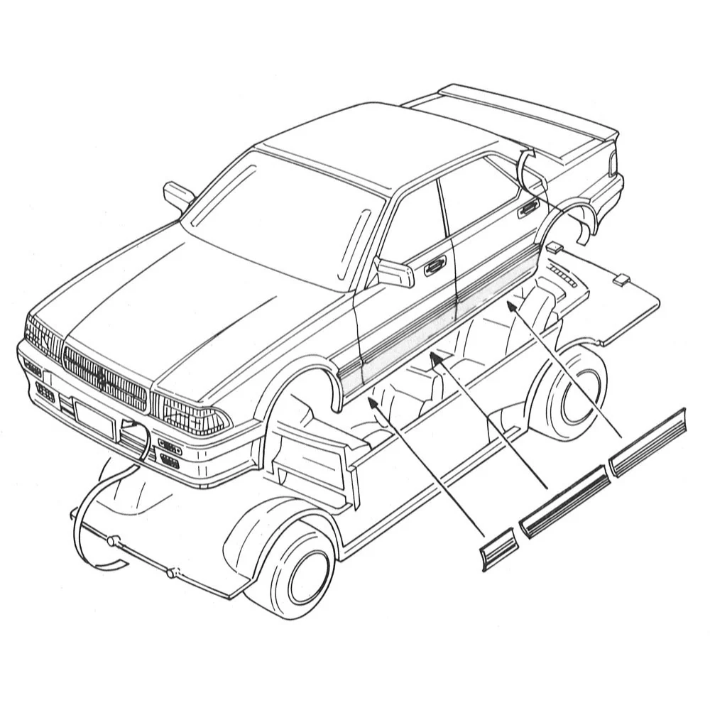 Fujimi 04786 1/24 MR-2 Supercharger High Society Car Version HC-9 - Image 4